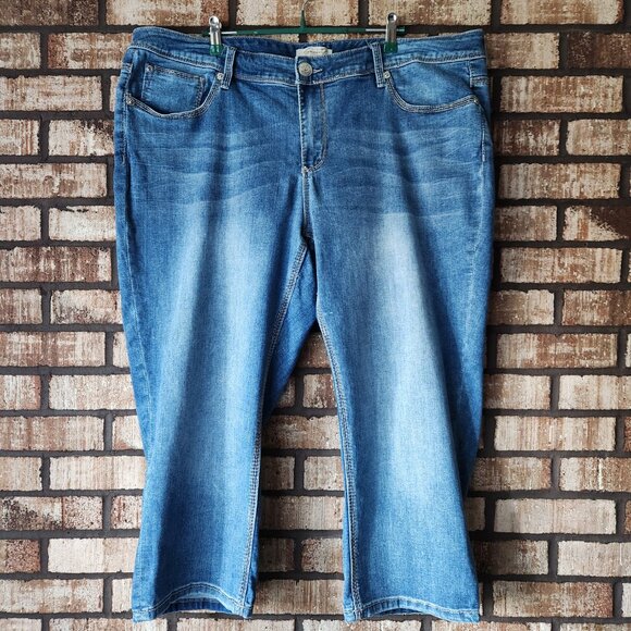 Women's Seven7 Stretch Jeans, ankle length, Size 22 - Picture 3 of 5